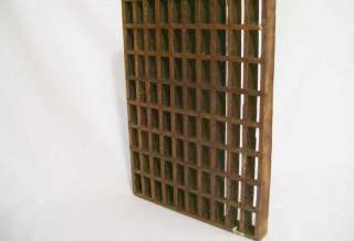 Wooden Floor Grate Used For Cold Air Return  
