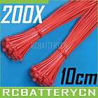 200x Nylon Cable Zip 10cm Tie Wraps FOR RC MODEL TREX 4