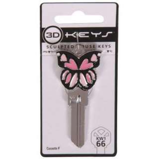 The Hillman Group #66 Key Blank 3D Butterfly Theme 87508 at The Home 