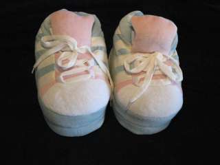 Pink , Blue and White happy feet slipper T1 & below  