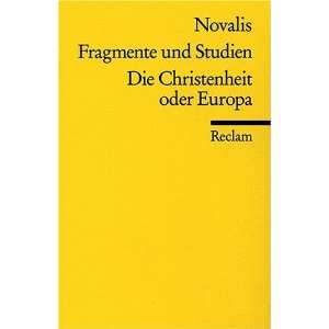   Christenheit oder Europa  Novalis, Carl Paschek Bücher
