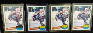 1980/81 Topps 2nd year #250 Wayne Gretzky 4  Card set Good condition 