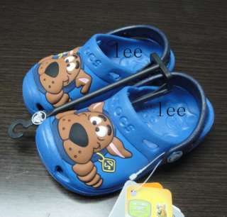 crocs0 scooby dog kids sandals/slippers size us C 6 7,8 9,10 11,12 13 