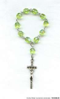 Kristall Rosenkranz Jesus   Rosary Crystal Chaplet   Rozenkrans 