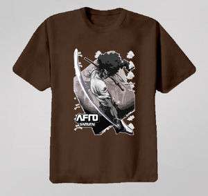 Afro Samurai Anime Manga Samuel L Jackson T Shirt  