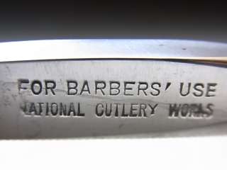Vintage Straight Razor Shaving 753 NATIONAL KNOWNTHEWORLDOVER  