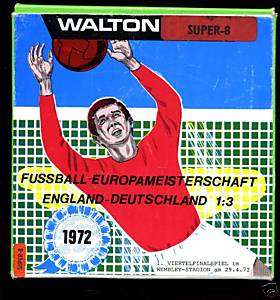 Fussball Super 8 Film England Deutschland 1972 Wembley  