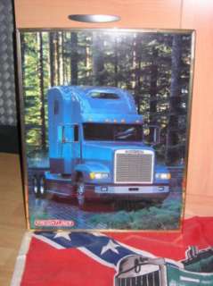 Truckerbild FREIGHTLINER mit Südstaaten USA Amerika Flagge  in 