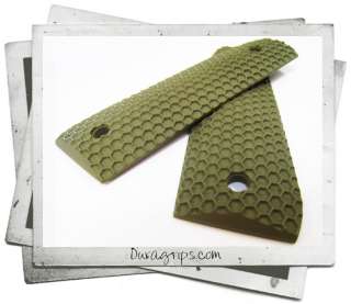 Ruger 22/45 RP Grips   DURAGRIPS   WASP NEST   OD GREEN  