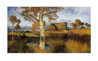 Kunstdruck Poster Otto Modersohn Herbst im Moor, 1895  