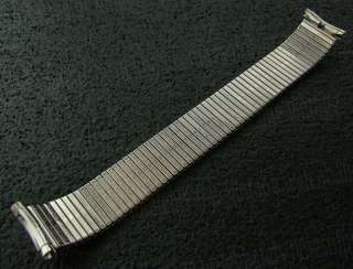 Unused NOS 20mm Bulova SlimLine Stainless Steel 1970s Vintage Watch 