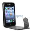   Leather Case+Privacy Film+DC Car Charger For iPhone 4 4th 16G 32G