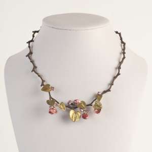 Red Bud Necklace   Michael Michaud   Silver Seasons  