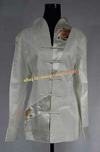 Womens Handmade Embroidery Flower Jacket/Coat/Out​erwear  