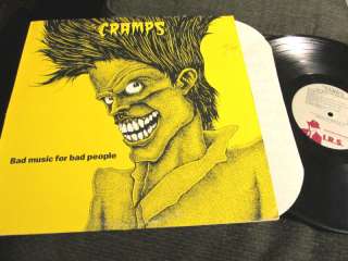 The Cramps LP Bad Music for Bad People 1984 IRS orig  