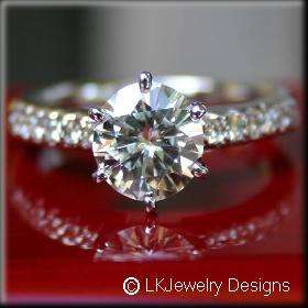 Our Holiday Clearance Sale is Here 30% Sale 1.70 CT MOISSANITE ROUND 
