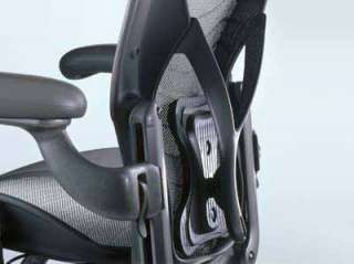 Herman Miller Aeron Chair Size B Posture Fit Tuxedo Pellicle  