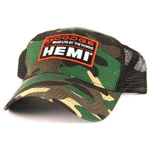 Dodge Ram Hemi Camo Camouflage Mesh Back Trucker Baseball Hat Ball Cap 