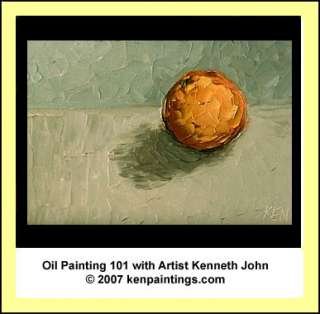 Beginning Oil Painting 101 Palette and Painting Knives Video DVD Art 