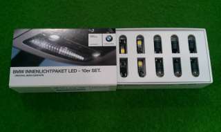 Original BMW Innenlichtpaket LED Innenraumbeleuchtung Weiß 10er Set 