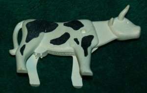   Black White Cow 30 66 1270 7042 Spotted Horn 1992 geobra Add  