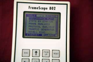 SCOPE FRAMESCOPE 802 Ethernet Network Tester RJ45  