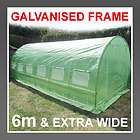 3m Polytunnel Greenhouse Poly Tunnel Pollytunnel Galvanised Frame