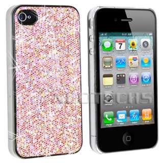 Pink iPhone 4 4G Sparkle Glitter Bling Case Baby Bumper  