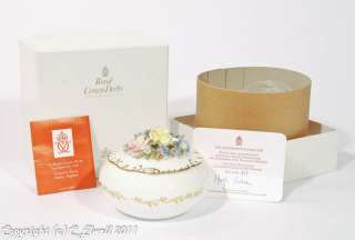 Royal Crown Derby Ltd Edition Chatsworth Floral Box  