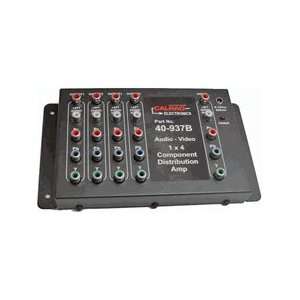  Calrad 40 937B 1x4 Component Video with Audio Distribution 