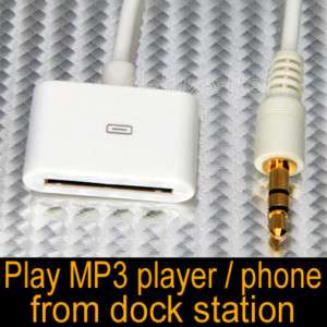   iPod iPhone Dock Connector Female to Mini Jack Adapter