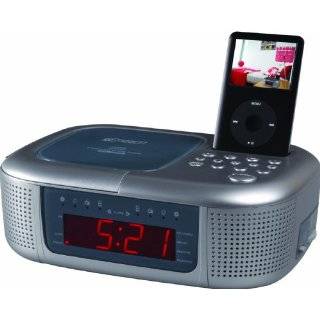  Emerson iP100SLA Portable Sound System with Digital Clock 