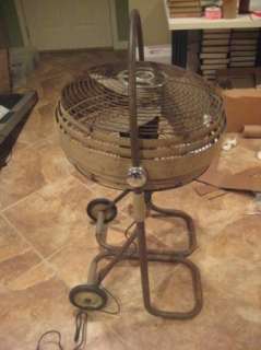 VINTAGE EMERSON ROLL ABOUT FAN MID CENTURY  