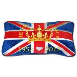   Queens Elizabeth Diamond Jubilee Cushion Souvenir Pillow 
