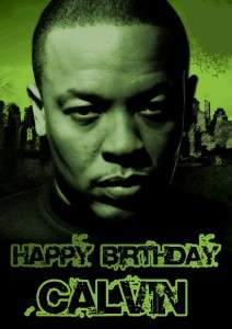 PERSONALISED DR DRE BIRTHDAY CARD  