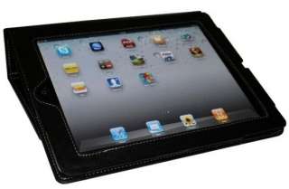 NEW BLACK FLIP CASE COVER STAND FOR APPLE I PAD 2  