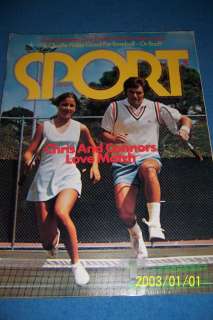   1974 Sport Magazine Jimmy CONNORS Chris EVERT