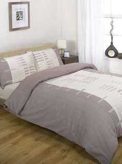 COMPLETE DUVET COVER + FITTED BED SHEET BEDDING SET  