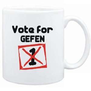 Mug White  Vote for Gefen  Female Names Sports 