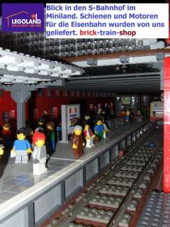 LEGO 9V Train 8 curved Rails Tracks 4520 2867 darkgray  