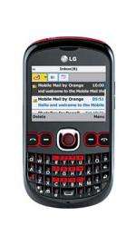 LG C300 Town Black on Orange Pay As You Go Mobile Phone 5027141601182 