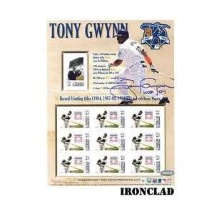  Ironclad San Diego Padres Tony Gwynn Signed Hall of Fame 
