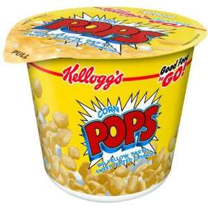 Kelloggs Corn Pops Cereal In A Cup   12 Pack  Grocery 