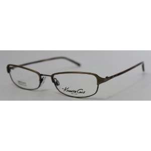 Kenneth Cole Ophthalmic Eyewear Metal Oval Brown KC537 561