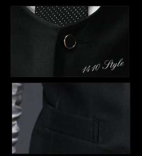 Mens Fashion Stylish Slim One Button three piece Suit  
