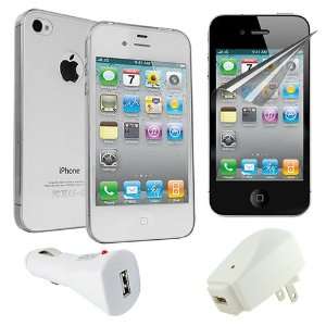   Case + USB Home/Travel Wall Charger + Rapid Car Charger for Apple