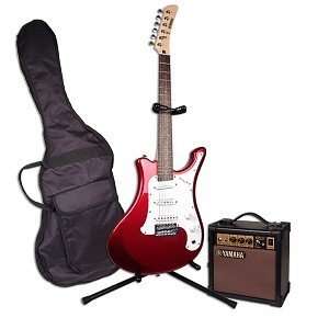   Rod Red Electric Guitar Kit w/Stand Bag AMP More Musical Instruments