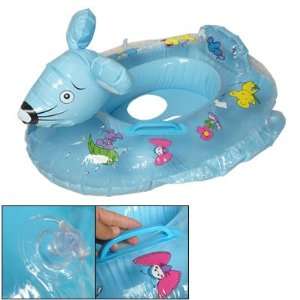   Mouse Shaped 2 Handrail Baby Inflatable Swim Seat Boat Toys & Games