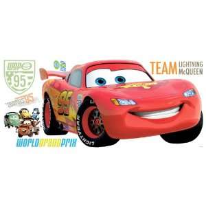  RoomMates RMK1582GM Disney Pixar Cars 2 Lightning McQueen 