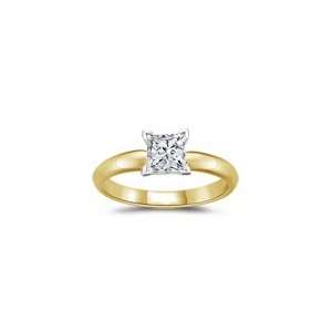   Carat 18K Yellow Gold Four Prong Diamond Engagement Ring (H I/SI1) 6.0